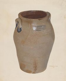 Butter Crock, 1936. Creator: Jerome Hoxie