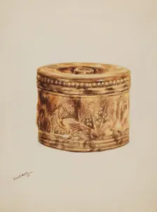 Butter Crock, 1937. Creator: Charles Moss