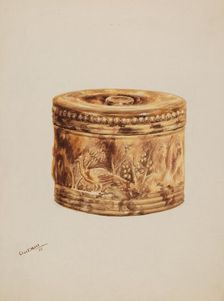 Butter Crock, 1937. Creator: Charles Moss