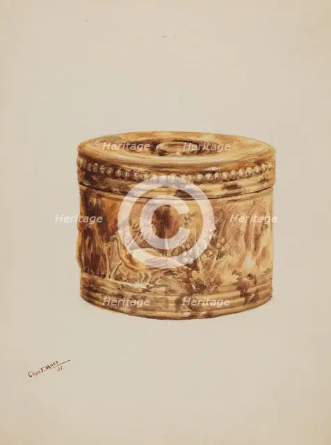 Butter Crock, 1937. Creator: Charles Moss.