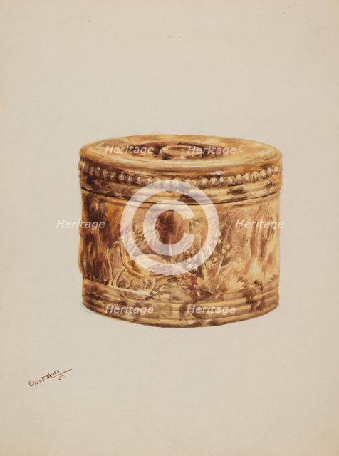 Butter Crock, 1937. Creator: Charles Moss.