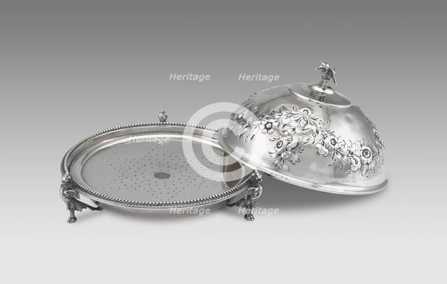 Butter dish, 1853/65. Creator: Gorham Manufacturing Company.