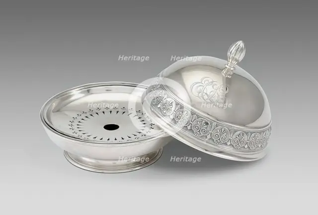 Butter dish, 1894. Creator: Gorham Manufacturing Company.