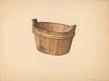 Butter Firkin, 1939. Creator: Orison Daeda