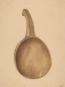 Butter Paddle, c. 1936. Creator: James Drake
