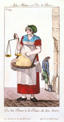 Butter seller, 1826. Creator: Unknown