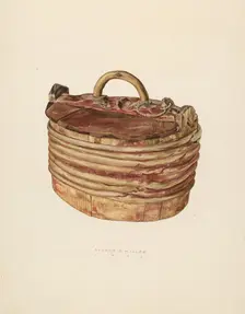Butter Tub, 1938. Creator: Eugene C. Miller