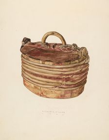Butter Tub, 1938. Creator: Eugene C. Miller
