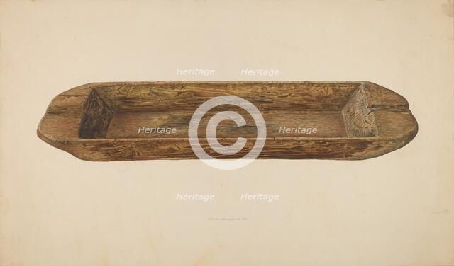 Butter Tub, 1939. Creator: Albert Geuppert.