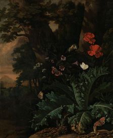 Butterflies and Flowers, between 1655 and 1673. Creator: Abraham Jansz Begeyn