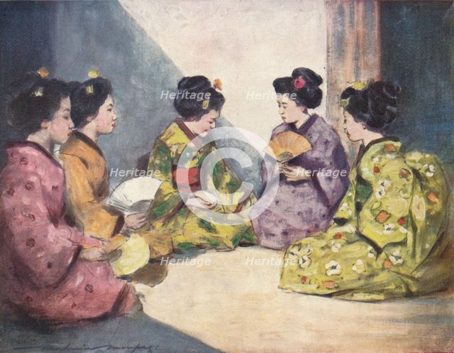 'Butterflies', c1887, (1901). Artist: Mortimer L Menpes.
