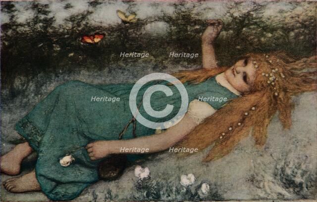 'Butterflies', c1900.  Artist: Matthias Marris.