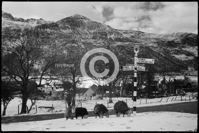Buttermere, Cumbria, c1955-c1980. Creator: Ursula Clark.