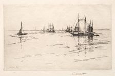 Buttermilk Channel, New York, 1889. Creator: Charles Adams Platt (American, 1861-1933)