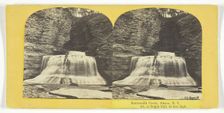 Buttermilk Creek, Ithaca, N.Y. 3d, or Pulpit Fall, 30 feet high, 1860/65. Creator: J. C. Burritt