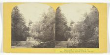 Buttermilk Creek, Ithaca, N.Y. View looking down 1st and 2d Falls, 207 feet, 1860/65. Creator: J. C. Burritt