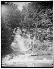 Buttermilk Falls, Kaaterskill Clove, Catskill Mountains, N.Y., (1902?). Creator: Unknown