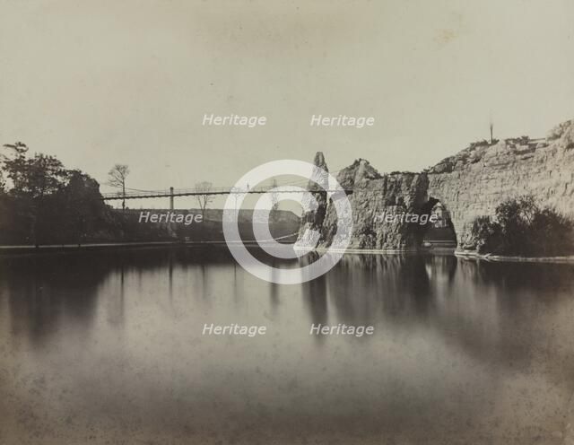 Buttes Chaumont, Paris, c. 1860s. Creator: Charles Soulier (French, 1840-1875).
