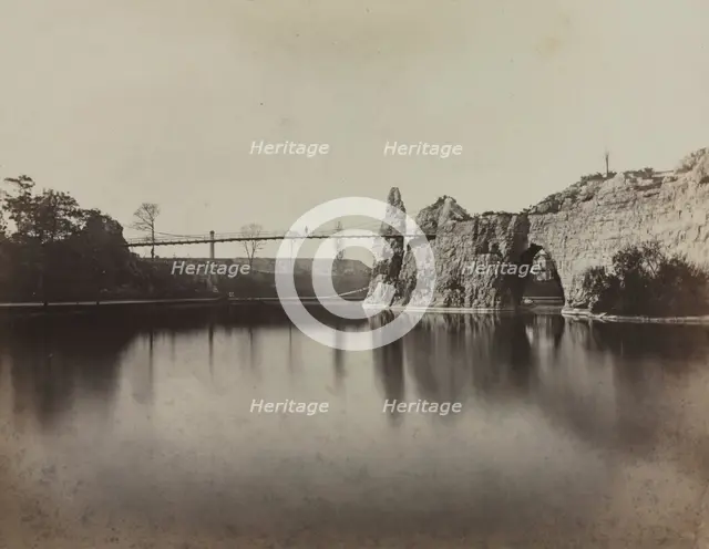 Buttes Chaumont, Paris, c. 1860s. Creator: Charles Soulier (French, 1840-1875).