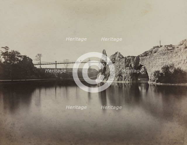 Buttes Chaumont, Paris, c. 1860s. Creator: Charles Soulier (French, 1840-1875).