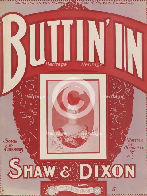'Buttin' in', 1901. Creator: Unknown.
