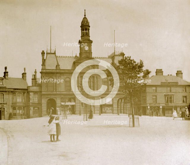 Buxton Town Hall, Derbyshire, c1900s(?). Artist: Unknown