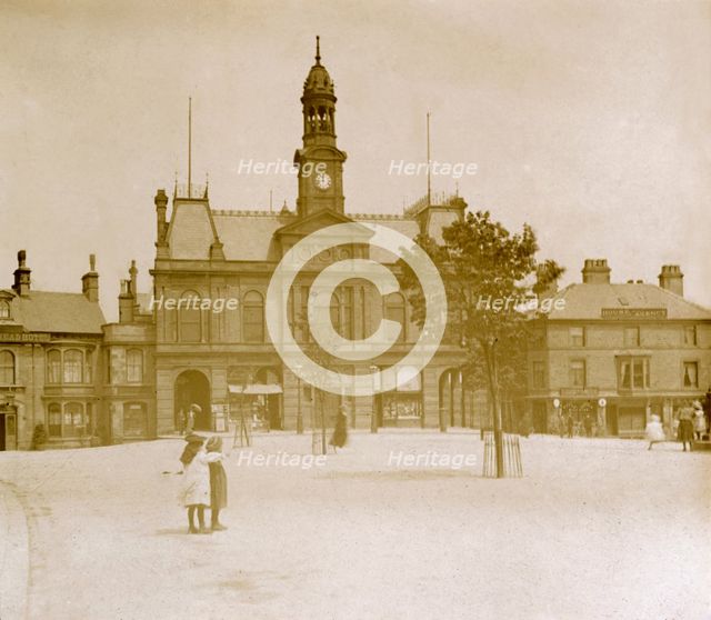 Buxton Town Hall, Derbyshire, c1900s(?). Creator: Unknown.