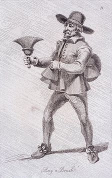 Buy a Brush c1680, from Cries of London, (c1819). Artist: John Thomas Smith
