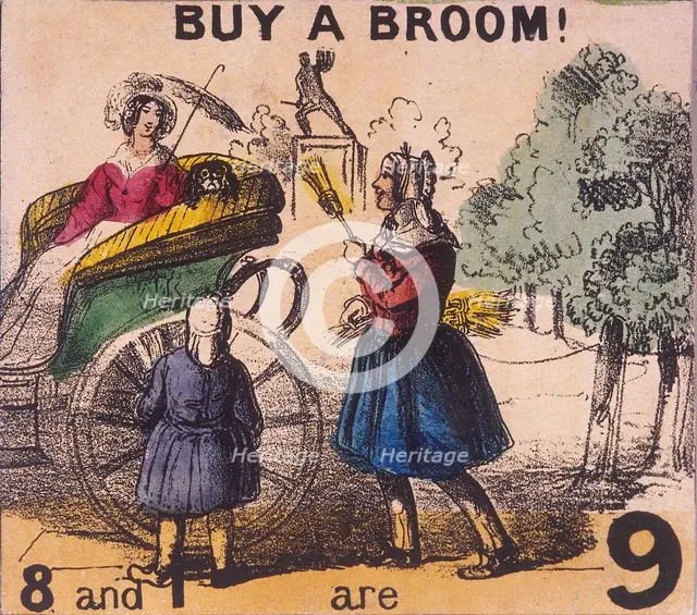 'Buy a Broom!', Cries of London, c1840. Artist: TH Jones