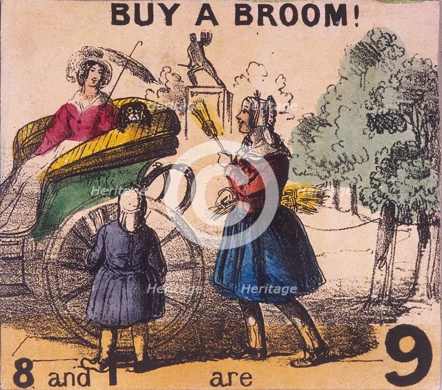 'Buy a Broom!', Cries of London, c1840. Artist: TH Jones