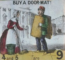 Buy a Door-mat! Cries of London, c1840. Artist: TH Jones