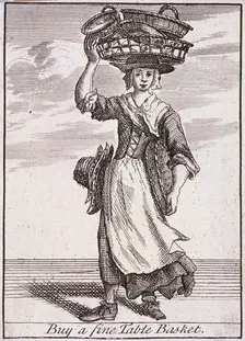 Buy a fine Table Basket Cries of London, (c1688?). Artist: Anon