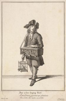 Buy a fine singing Bird Cries of London, (c1688?). Artist: Pierce Tempest