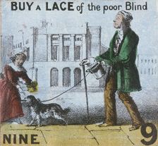 Buy a Lace of the poor Blind Cries of London, c1840. Artist: TH Jones