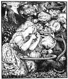 Buy from us with a Golden Curl (1923).Artist: Macmillian & Co Ltd