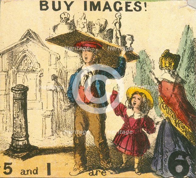 'Buy Images!', Cries of London, c1840. Artist: TH Jones