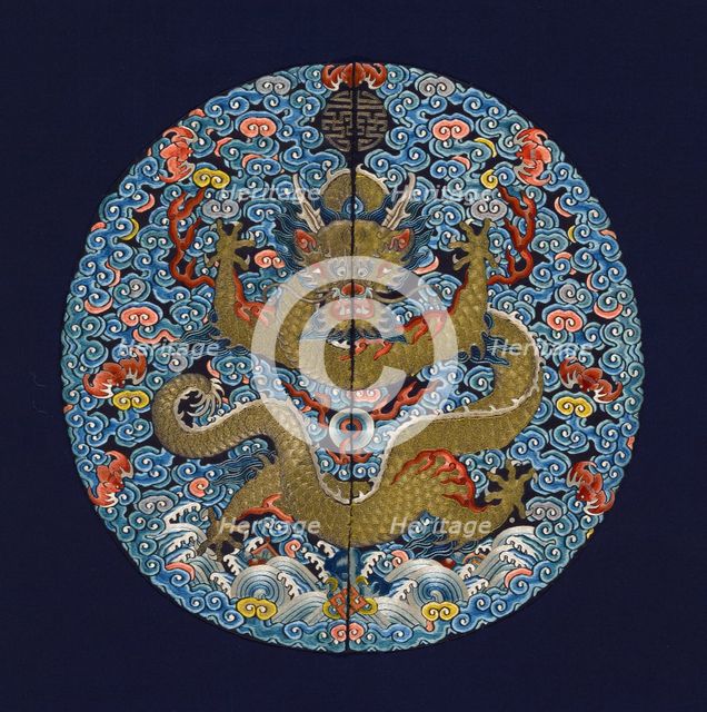 Buzi (Court Rank Badge), China, 1825/50, Qing dynasty(1644-1911). Creator: Unknown.