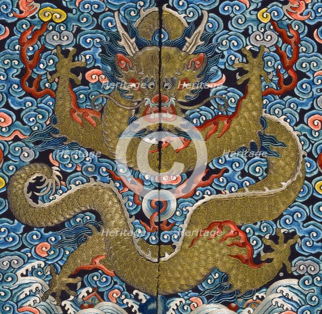 Buzi (Court Rank Badge), China, 1825/50, Qing dynasty (1644-1911). Creator: Unknown.