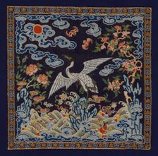 Buzi (Court Rank Badge), China, Qing dynasty (1644-1911), 1850/75. Creator: Unknown