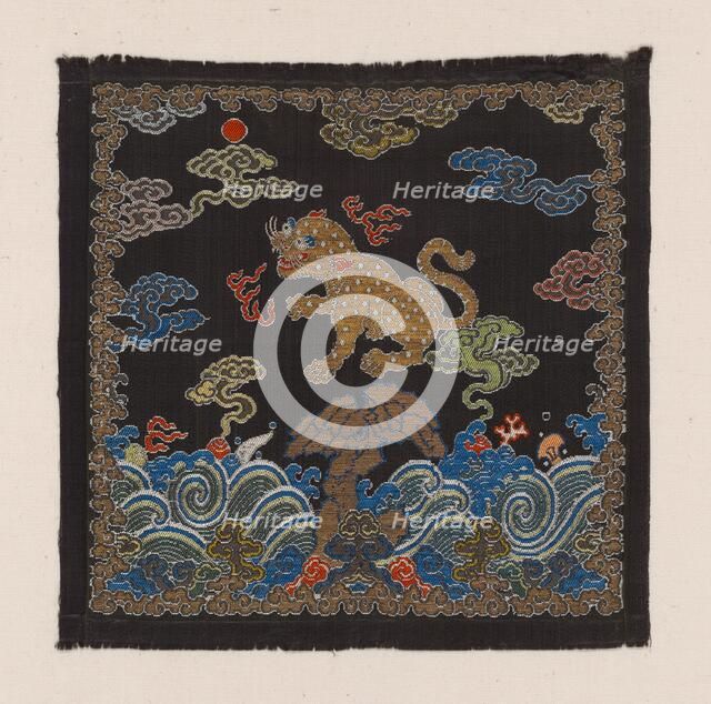 Buzi (Court Rank Badge), China, Qing dynasty(1644-1911), 1775/1800. Creator: Unknown.