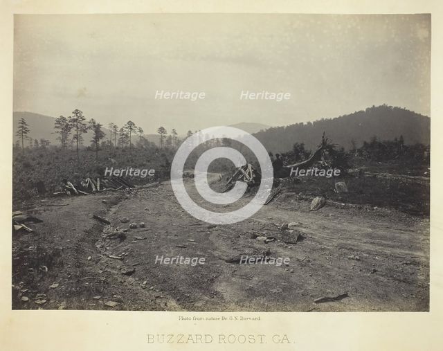 Buzzard Roost, GA, 1866. Creator: George N. Barnard.