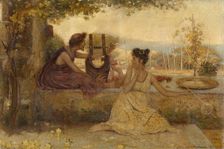 Bubble-blowing, 1899. Creator: Theo Van Doormael