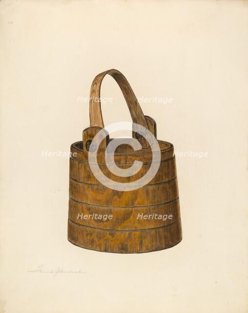 Bucket, c. 1940. Creator: Frank Budash.