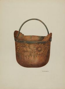Bucket, c. 1940. Creator: William Kieckhofel