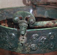 Bucket handle from a Late Iron Age cremation burial, Iron Age, c75-c25 BC