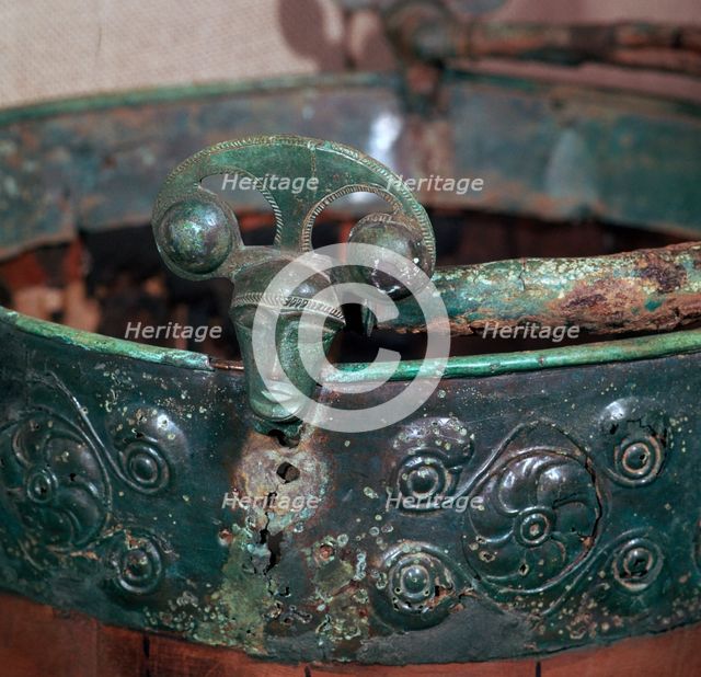 Bucket handle from a Late Iron Age cremation burial, Iron Age, c75-c25 BC. Artist: Unknown
