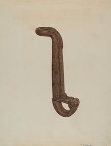 Bucket Hooks, c. 1938. Creator: Paul Poffinbarger