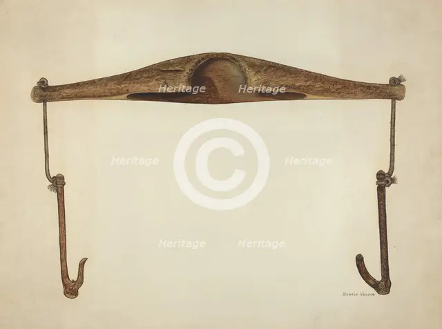 Bucket Yoke, c. 1941. Creator: Bessie Vandre.