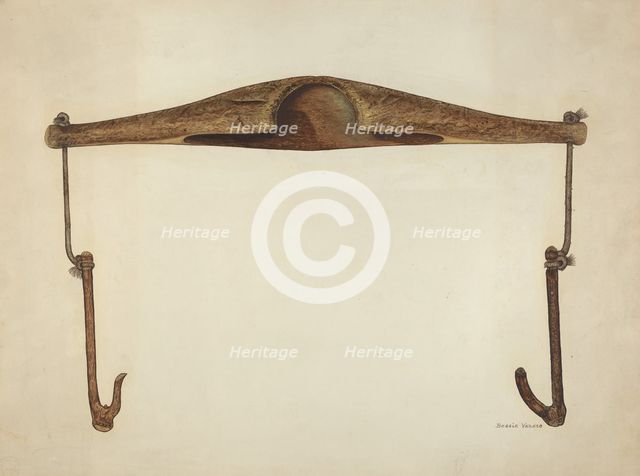 Bucket Yoke, c. 1941. Creator: Bessie Vandre.