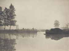 Buckenham Ferry, 1890-1891, printed 1893. Creator: Dr Peter Henry Emerson